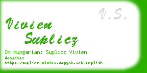 vivien suplicz business card